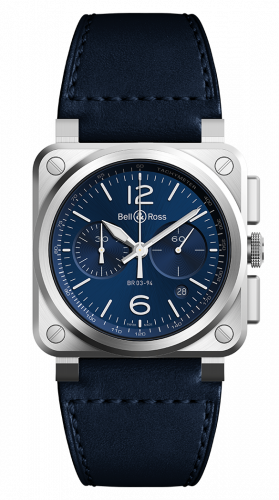 BR 03 94 Blue Steel Chronograph