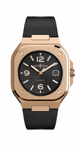 BR 05 Rose Gold / Black / Rubber