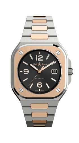 BR 05 Stainless Steel / Rose Gold / Black / Bracelet