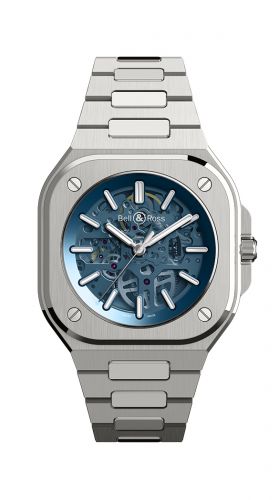 BR 05 Stainless Steel / Skeleton Blue / Bracelet