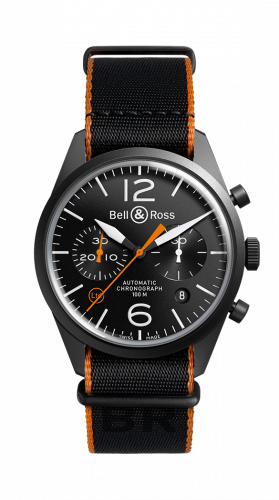 BR 126 Carbon Orange Chronograph