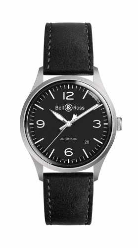 BR V1-92 Stainless Steel / Black / Calf