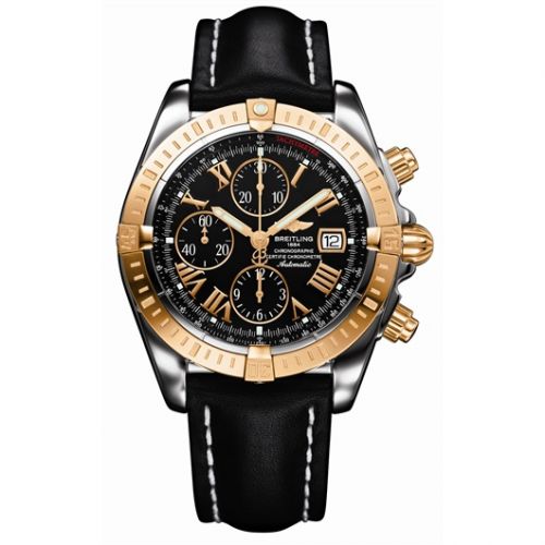 Chronomat Evolution Stainless Steel / Yellow Gold / Black - Roman