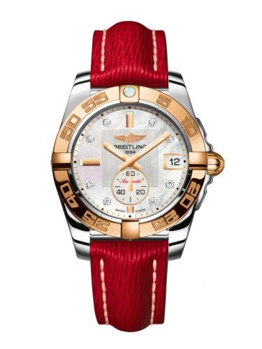 Galactic 36 Automatic Stainless Steel / Rose Gold / Pearl Diamond / Sahara