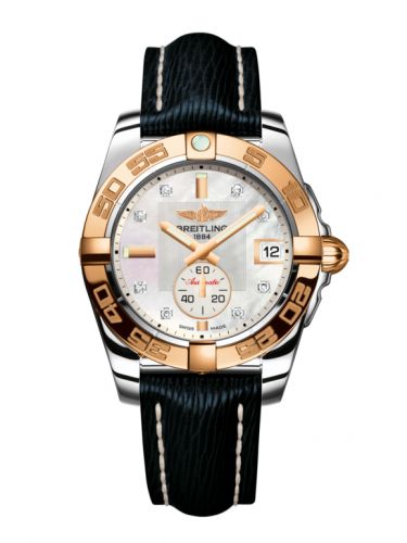 Galactic 36 Automatic Stainless Steel / Rose Gold / Pearl Diamond / Sahara