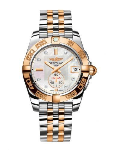 Galactic 36 Automatic Stainless Steel / Rose Gold / Pearl Diamond / Bracelet