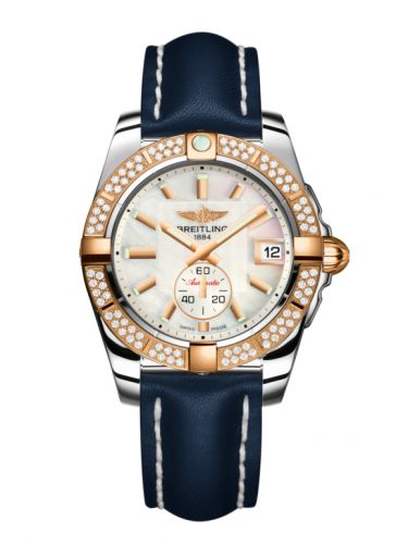 Galactic 36 Automatic Stainless Steel / Rose Gold / Diamond / Pearl / Calf