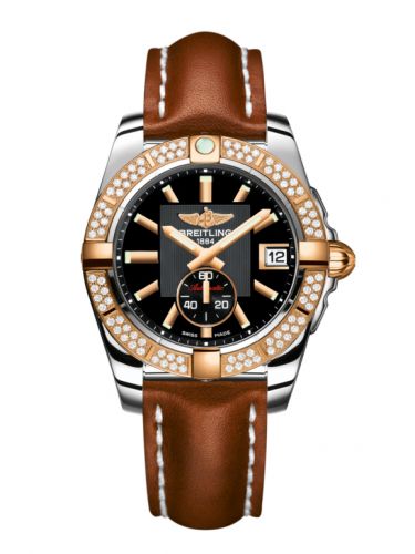 Galactic 36 Automatic Stainless Steel / Rose Gold / Diamond / Volcano Black / Calf