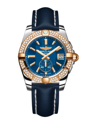 Galactic 36 Automatic Stainless Steel / Rose Gold / Diamond / Gun Blue / Calf