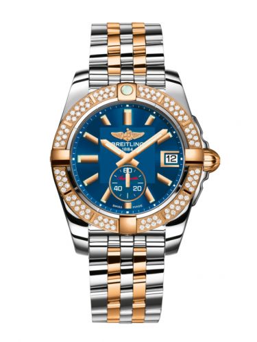 Galactic 36 Automatic Stainless Steel / Rose Gold / Diamond / Gun Blue / Bracelet