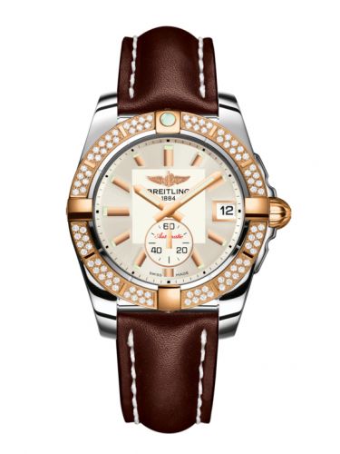 Galactic 36 Automatic Stainless Steel / Rose Gold / Diamond / Stratus Silver / Calf