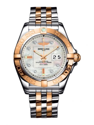 Galactic 41 Stainless Steel / Rose Gold / Pearl Diamond / Bracelet
