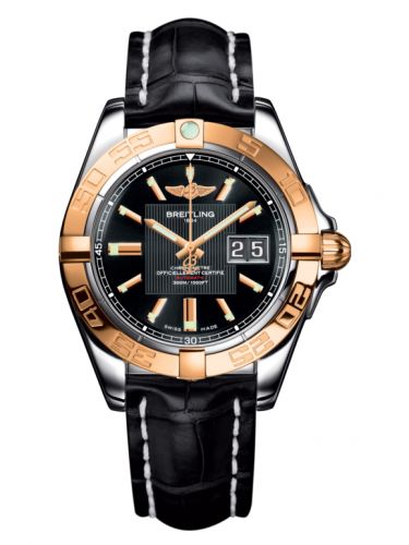 Galactic 41 Stainless Steel / Rose Gold / Trophy Black / Croco