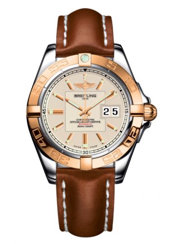 Galactic 41 Stainless Steel / Rose Gold / Sierra Silver / Calf