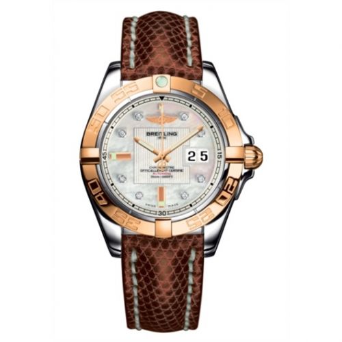 Galactic 41 Stainless Steel / Rose Gold / Pearl Diamond / Teju