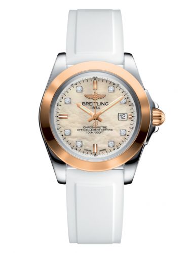 Galactic 32 Sleek Edition Stainless Steel / Rose Gold / Pearl Diamond / Rubber