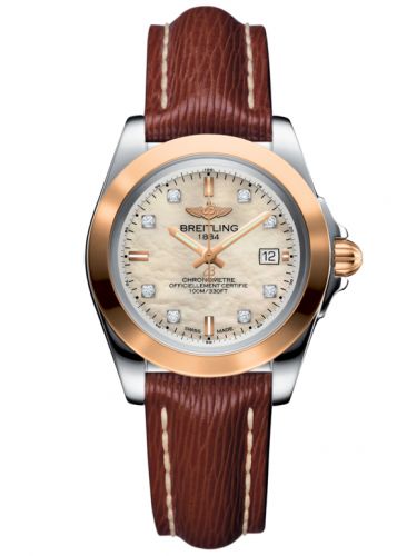 Galactic 32 Sleek Edition Stainless Steel / Rose Gold / Pearl Diamond / Sahara