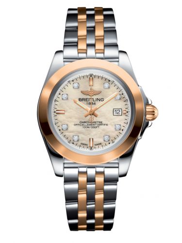 Galactic 32 Sleek Edition Stainless Steel / Rose Gold / Pearl Diamond / Bracelet