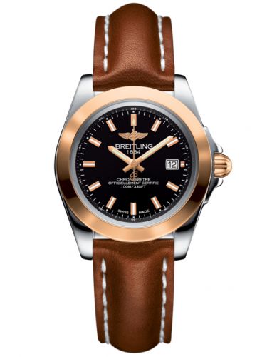 Galactic 32 Sleek Edition Stainless Steel / Rose Gold / Trophy Black / Calf