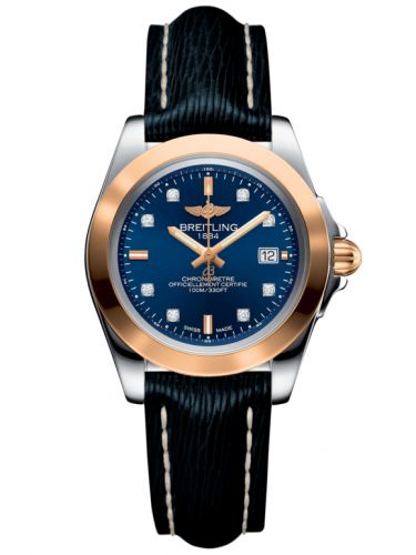 Galactic 32 Sleek Edition Stainless Steel / Rose Gold / Horizon Blue Diamond / Sahara