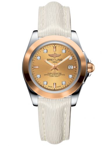 Galactic 32 Sleek Edition Stainless Steel / Rose Gold / Golden Sun Diamond / Sahara