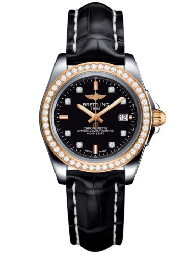 Galactic 32 Sleek Edition Stainless Steel / Rose Gold / Diamond / Trophy Black Diamond / Croco