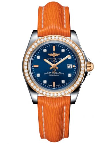 Galactic 32 Sleek Edition Stainless Steel / Rose Gold / Diamond / Horizon Blue Diamond / Sahara