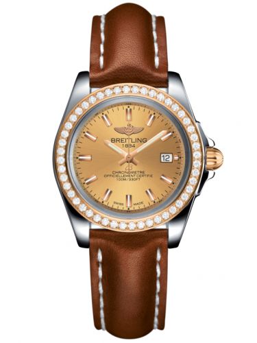 Galactic 32 Sleek Edition Stainless Steel / Rose Gold / Diamond / Golden Sun / Calf