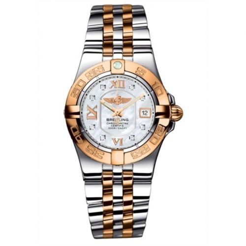 Galactic 30 Gold Bezel / MOP / Two Tone Bracelet