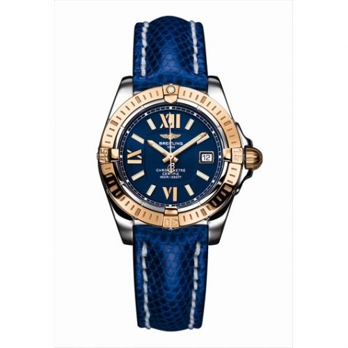 Cockpit Lady Gold Bezel / Blue / Teju
