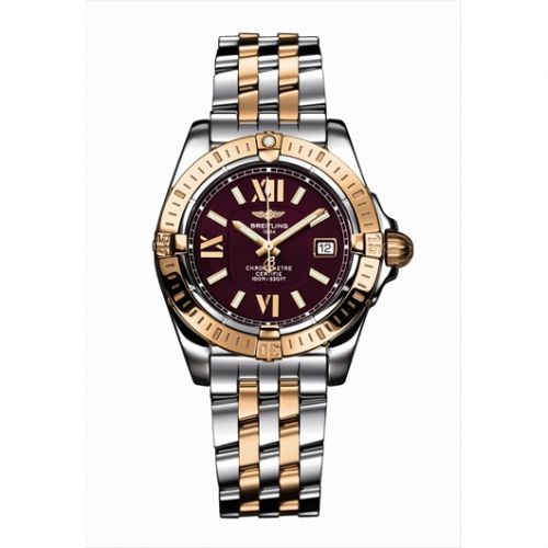 Cockpit Lady Gold Bezel / Black / Bracelet