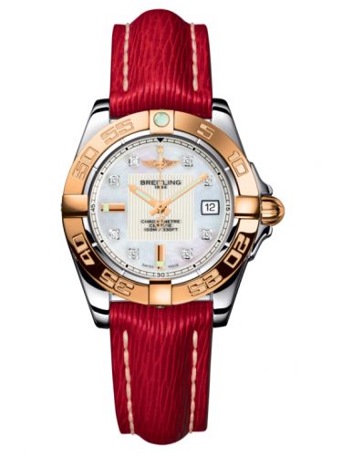 Galactic 32 Stainless Steel / Rose Gold / Pearl Diamond / Sahara