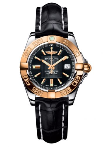 Galactic 32 Stainless Steel / Rose Gold / Trophy Black / Croco