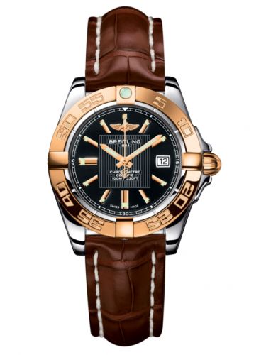 Galactic 32 Stainless Steel / Rose Gold / Trophy Black / Croco