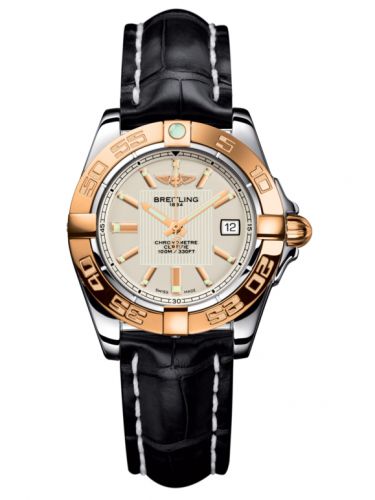 Galactic 32 Stainless Steel / Rose Gold / Sierra Silver / Croco
