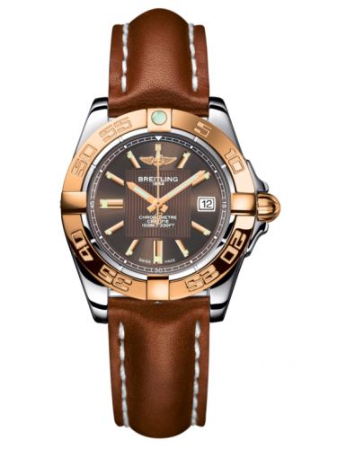 Galactic 32 Stainless Steel / Rose Gold / Solar Bronze / Calf