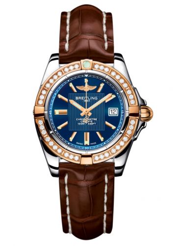 Galactic 32 Stainless Steel / Rose Gold / Diamond / Metallica Blue / Croco