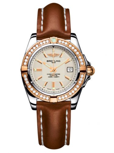 Galactic 32 Stainless Steel / Rose Gold / Diamond / Sierra Silver / Calf