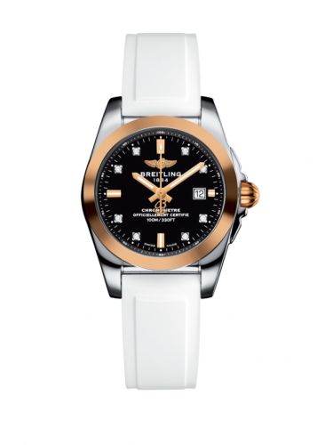 Galactic 29 Stainless Steel / Rose Gold / Trophy Black Diamond / Rubber