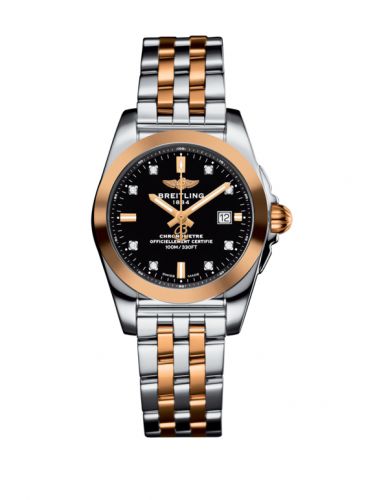 Galactic 29 Stainless Steel / Rose Gold / Trophy Black Diamond / Bracelet