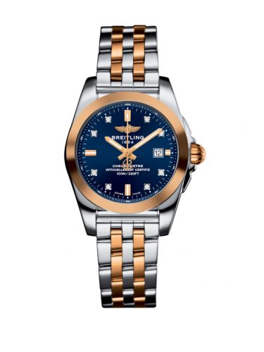 Galactic 29 Stainless Steel / Rose Gold / Horizon Blue Diamond / Bracelet
