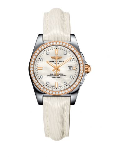 Galactic 29 Stainless Steel / Rose Gold / Diamond / Pearl Diamond / Calf