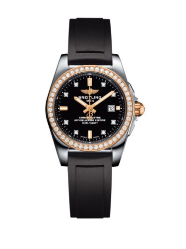 Galactic 29 Stainless Steel / Rose Gold / Diamond / Trophy Black Diamond / Rubber