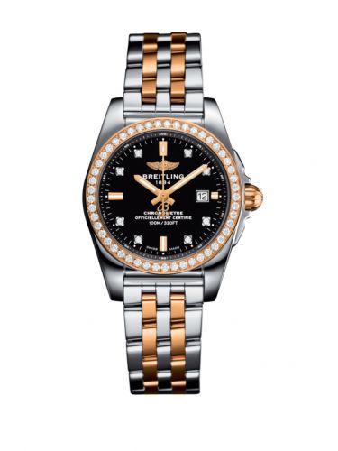 Galactic 29 Stainless Steel / Rose Gold / Diamond / Trophy Black Diamond / Bracelet