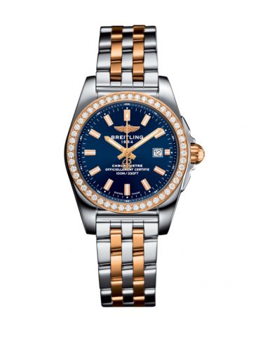 Galactic 29 Stainless Steel / Rose Gold / Diamond / Horizon Blue / Bracelet