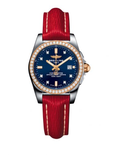 Galactic 29 Stainless Steel / Rose Gold / Diamond / Horizon Blue Diamond / Sahara