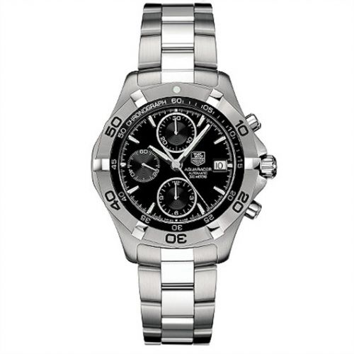 Aquaracer 300M Calibre 16 41 Stainless Steel / Black / Bracelet