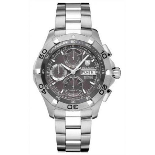 Aquaracer Calibre 16 Day-Date COSC 43 Stainless Steel / Grey / Bracelet