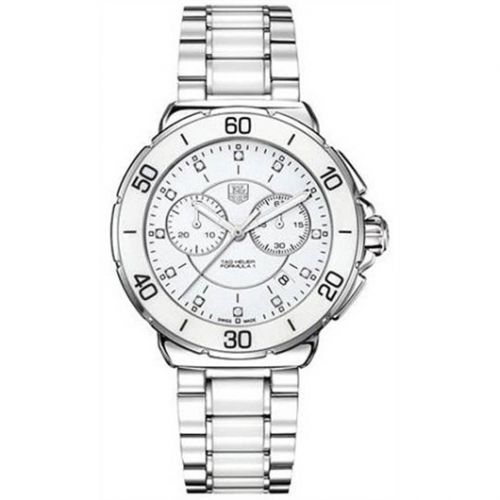 Formula 1 Chronograph Quartz 41 Stainless Steel / White / Bracelet