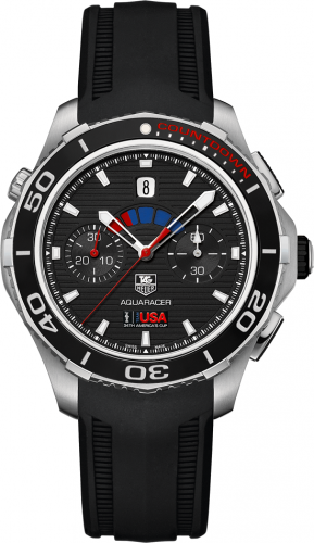 Aquaracer 500M Calibre 72 43 Stainless Steel / Oracle Team USA / Rubber